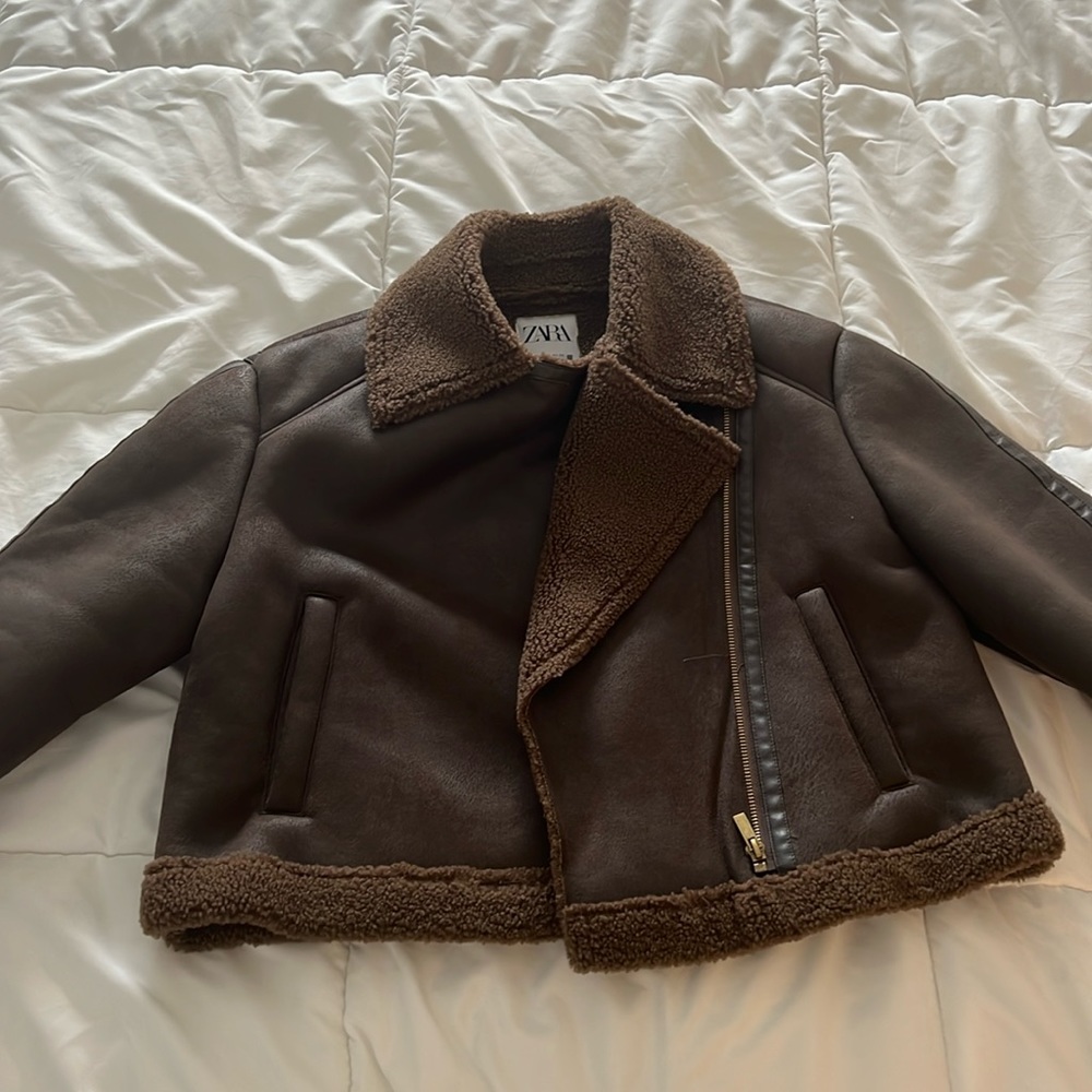 Zara Sherpa jacket